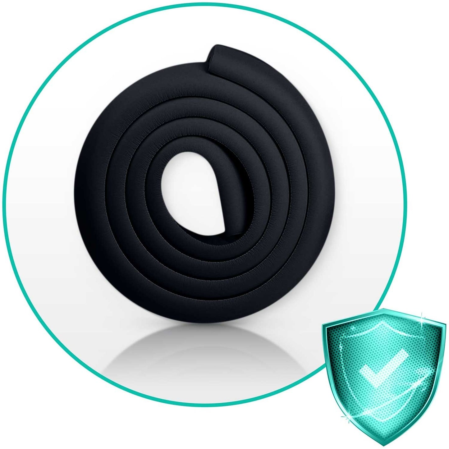 Protective foam tape Ricokids 798701 black 2 m