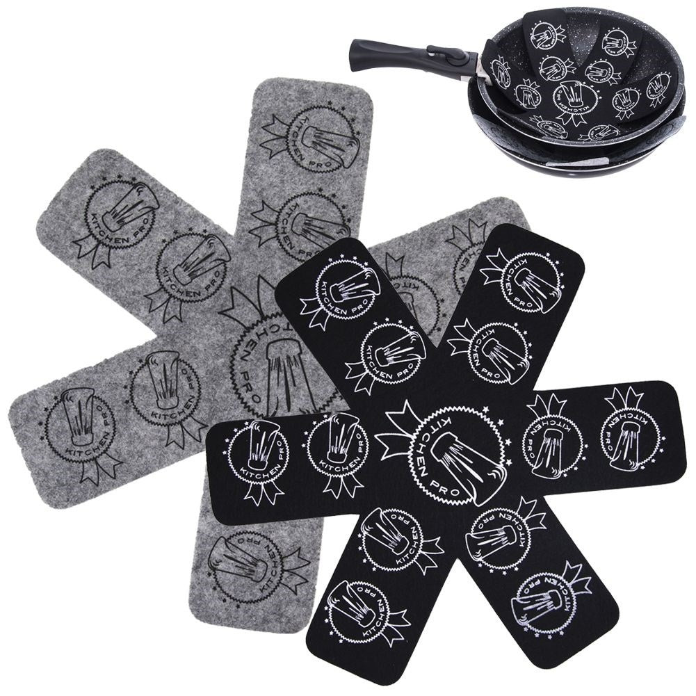 Protective spacer 24/32 cm for kitchen utensils, black/grey