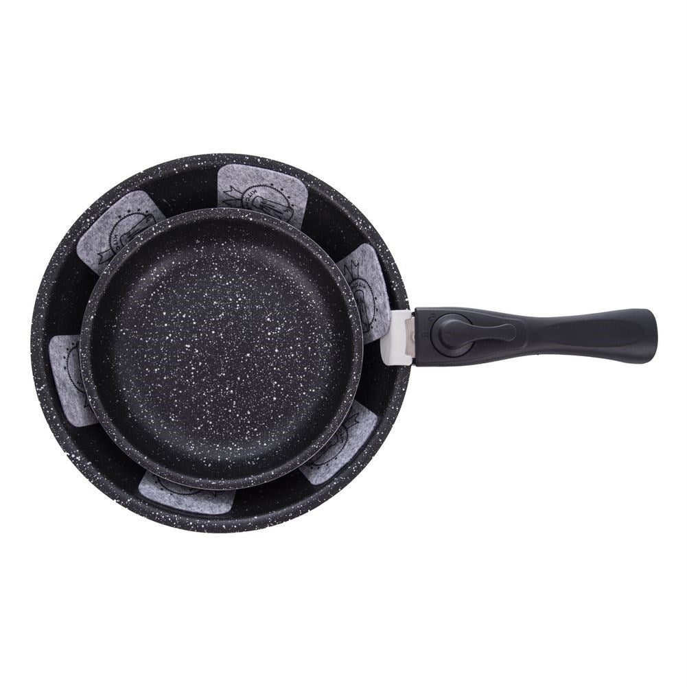 Protective spacer 24/32 cm for kitchen utensils, black/grey