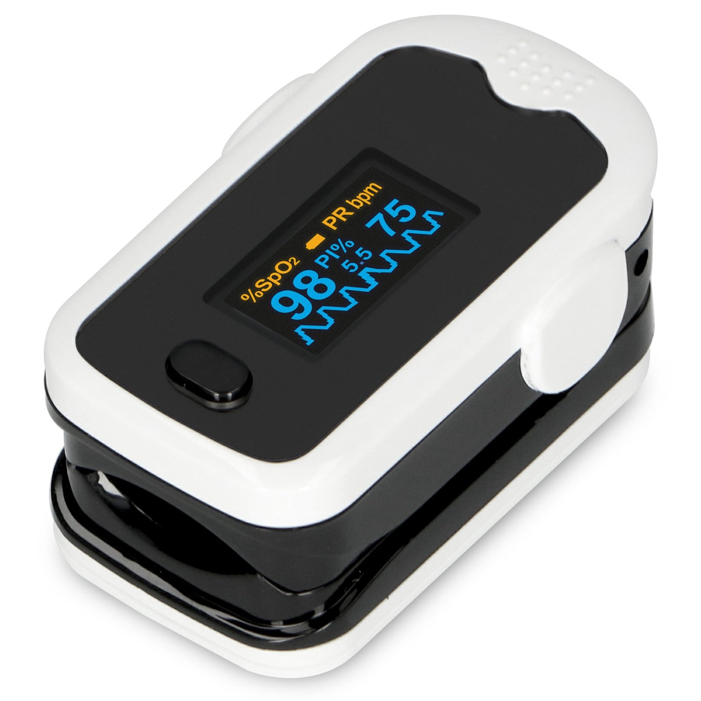 Pulse Oximeter with OLED Display, Heart Rate & SpO2 Measurement