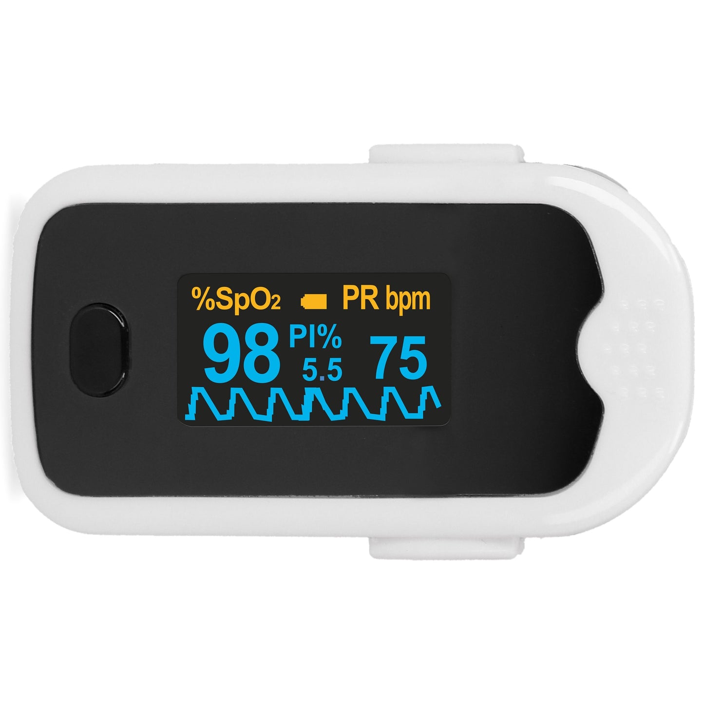 Pulse Oximeter with OLED Display, Heart Rate & SpO2 Measurement