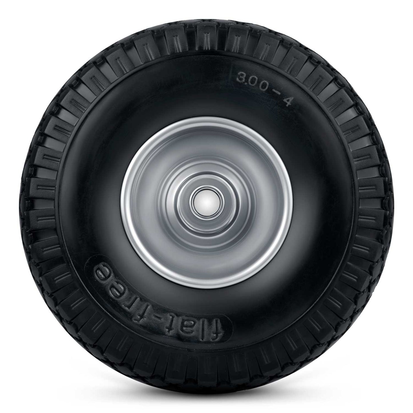 Puncture-free wheelbarrow wheel 3.00-4 black-silver Humberg