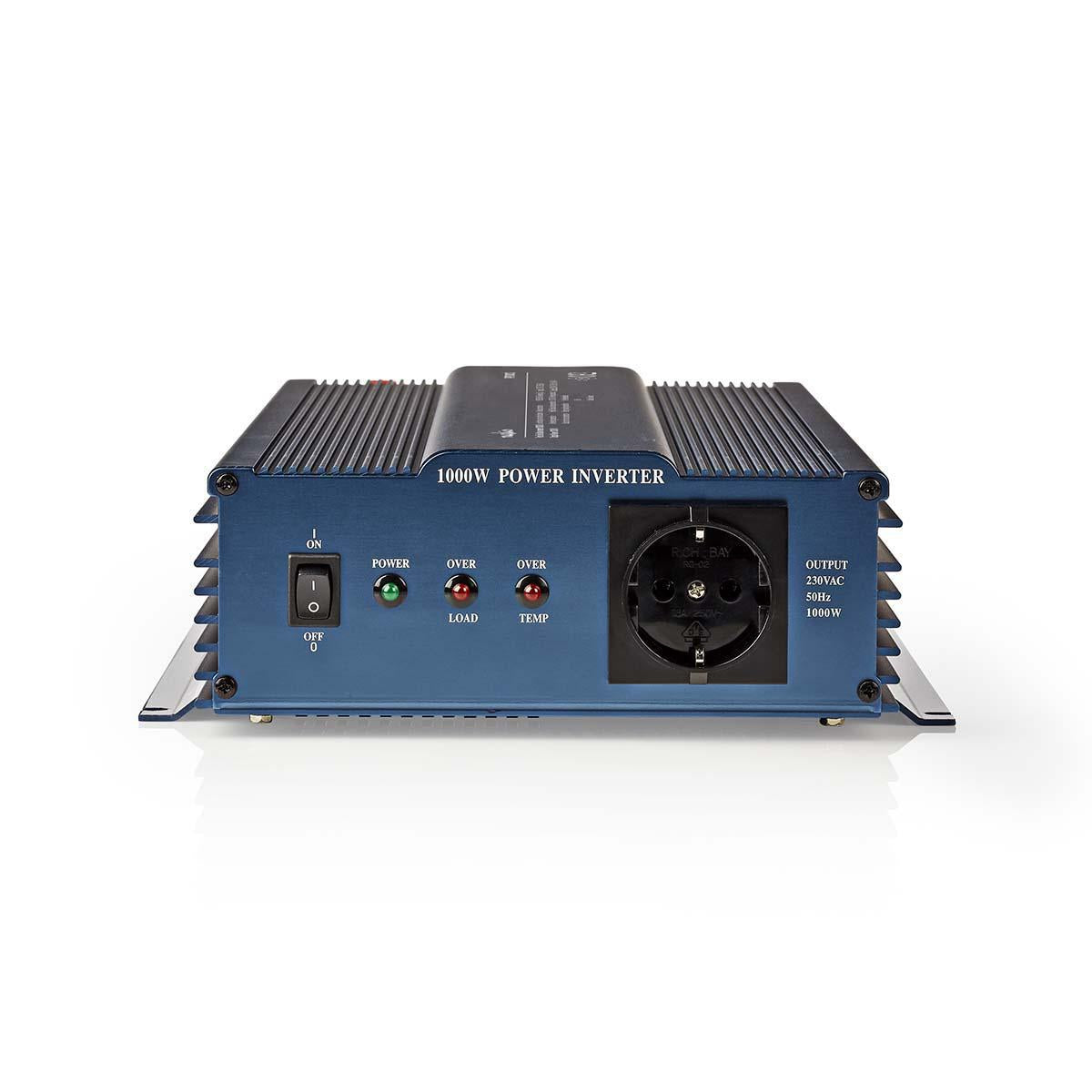 Pure Sine Wave Power Inverter, 1000W, 12V to 230V
