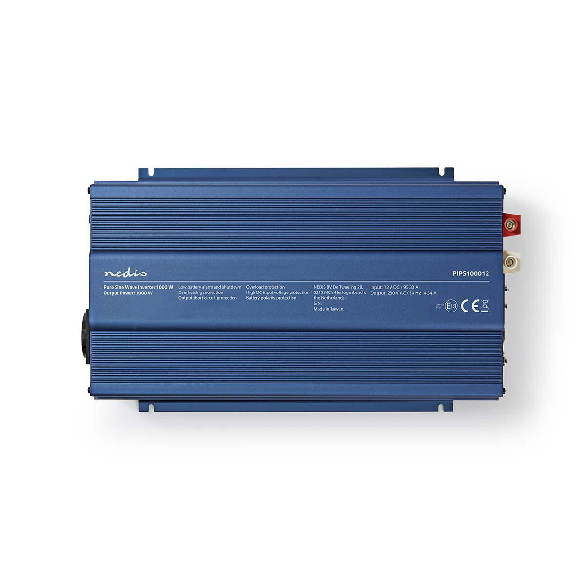 Pure Sine Wave Power Inverter, 1000W, 12V to 230V
