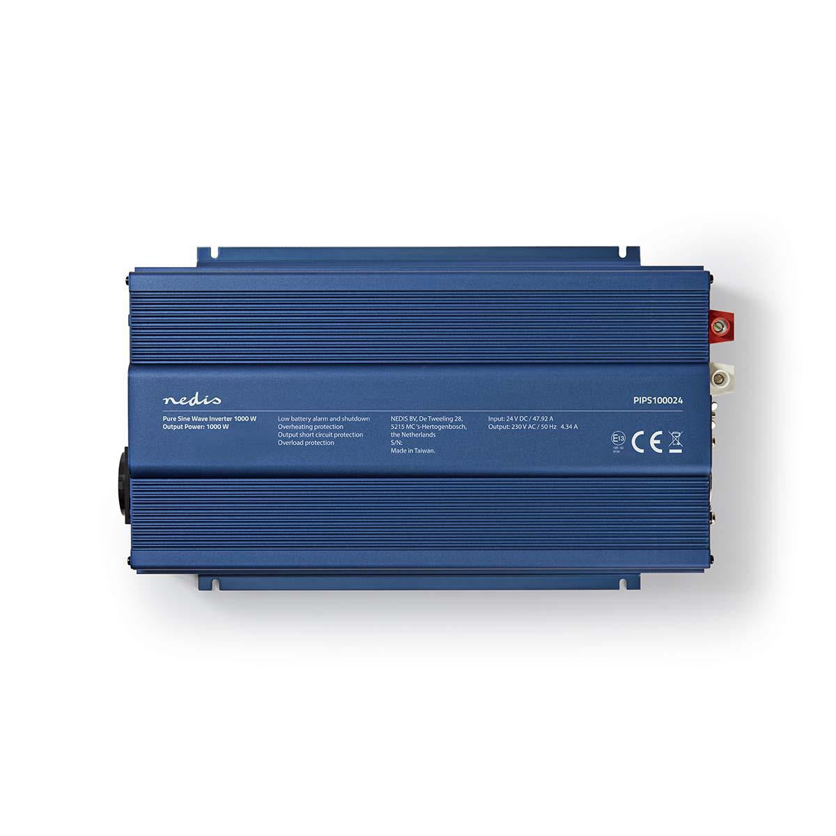Pure Sine Wave Power Inverter, 1000W, 24V to 230V AC