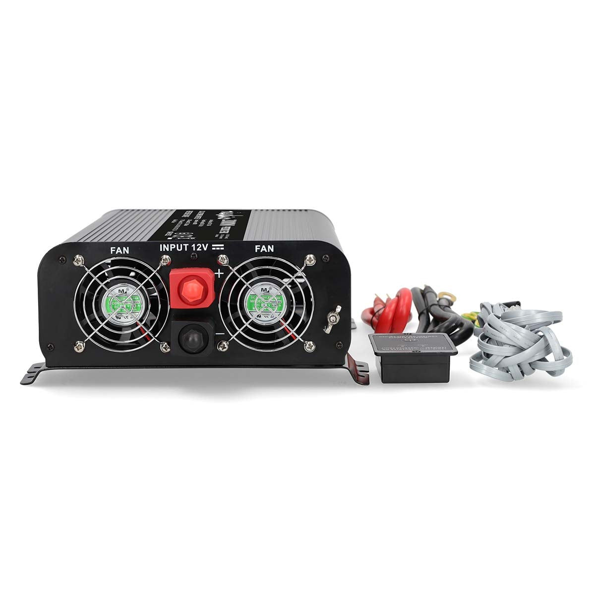 Pure Sine Wave Power Inverter, 2000W, 12V to 230V, USB-C