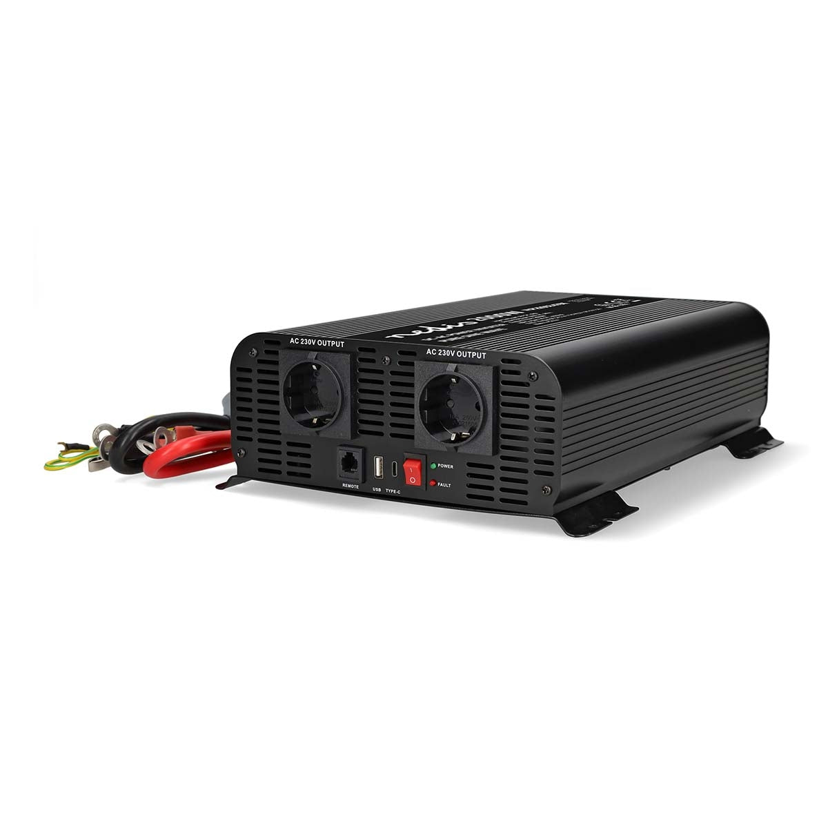 Pure Sine Wave Power Inverter, 2000W, 24V DC to 230V AC