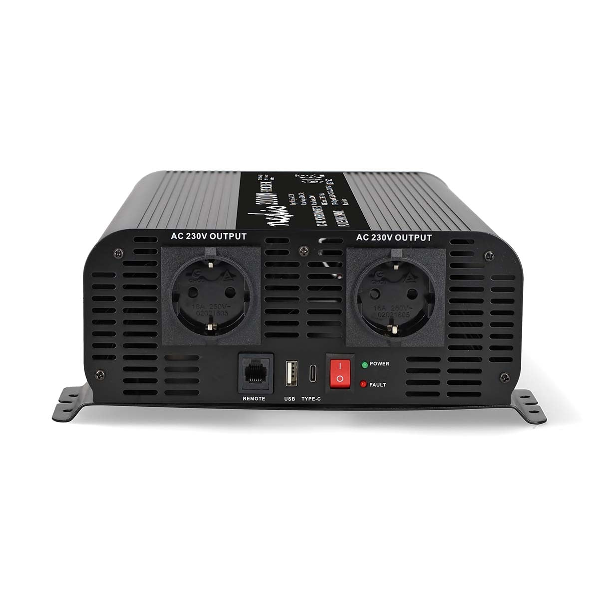 Pure Sine Wave Power Inverter, 2000W, 24V DC to 230V AC
