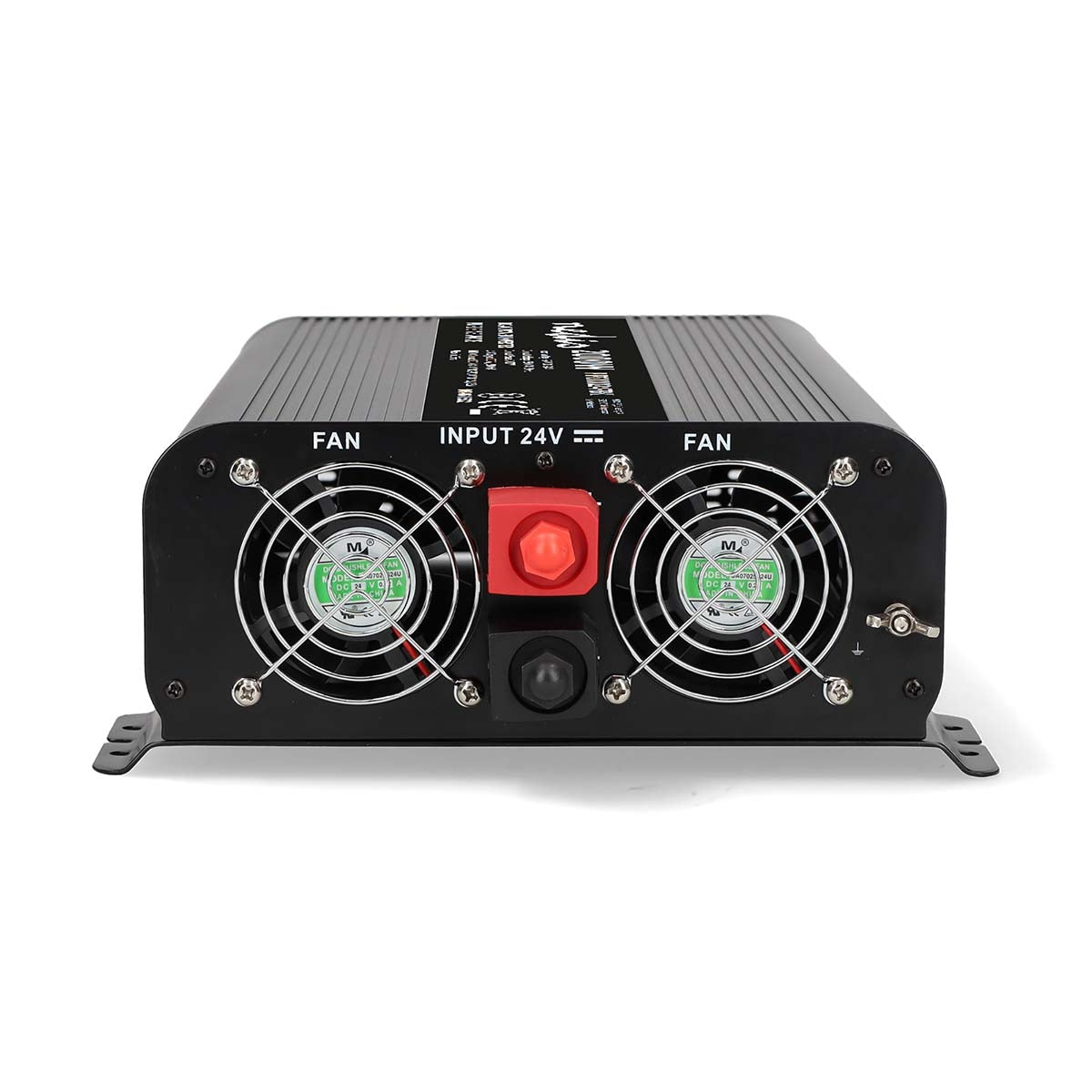 Pure Sine Wave Power Inverter, 2000W, 24V to 230V, USB-C