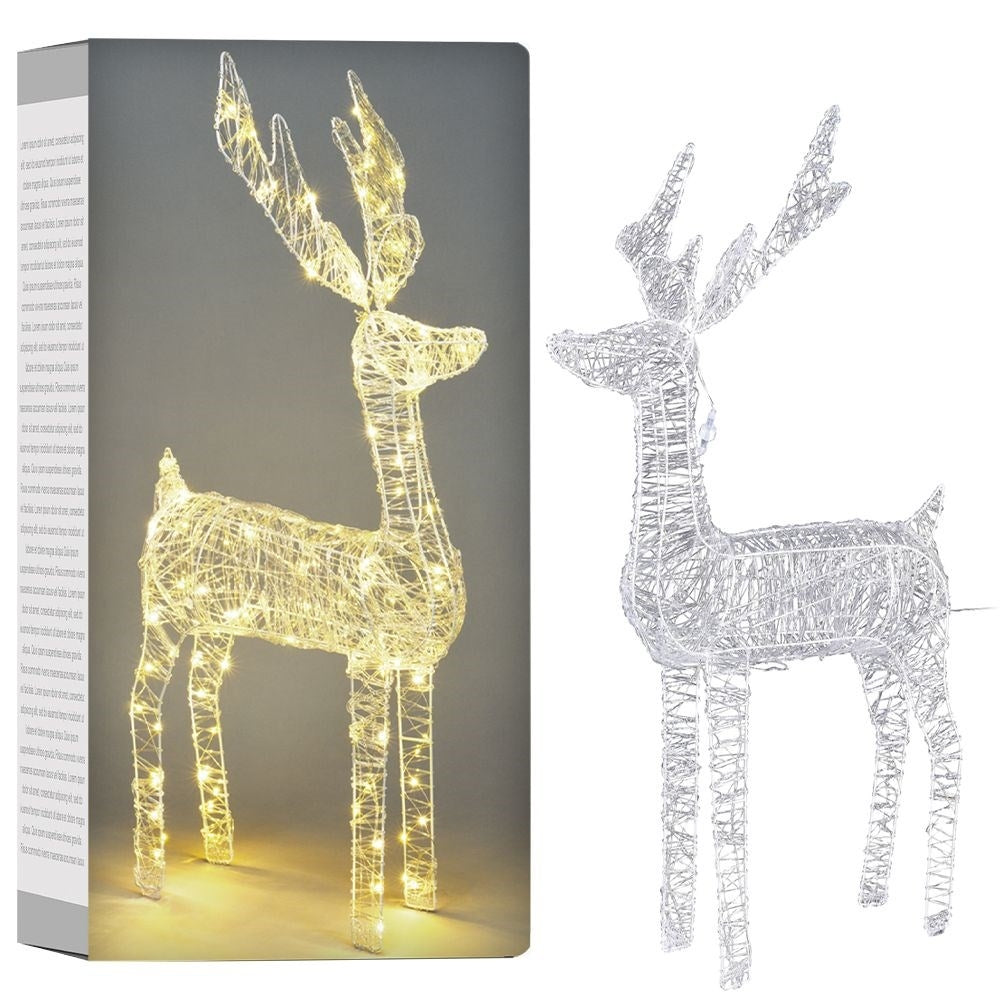 Pure with 120 LED lights - Perfect for indoor and outdoor Christmas decoration