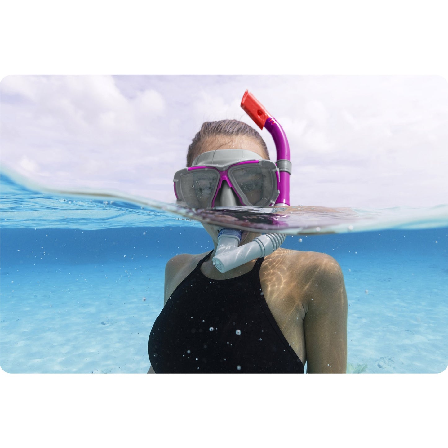 Purple Bestway 24029 diving set