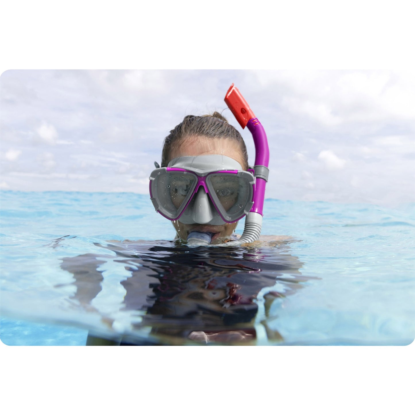 Purple Bestway 24029 diving set