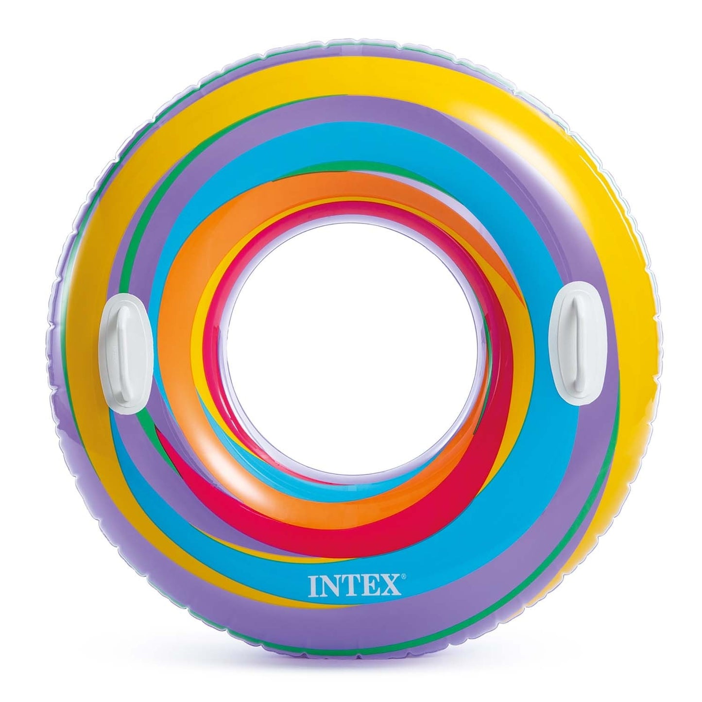 Purple striped swimming ring 91 cm Intex