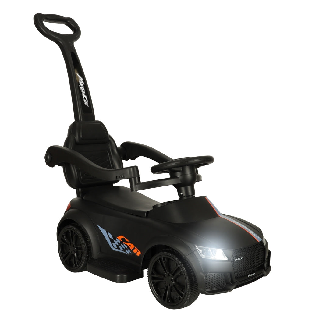 Pushchair car with sound and lights black