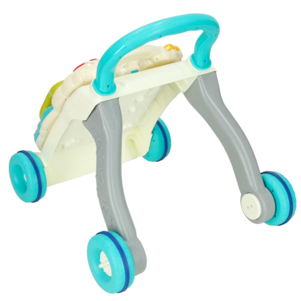 Pusher walker interactive educational table 4-in-1 blue