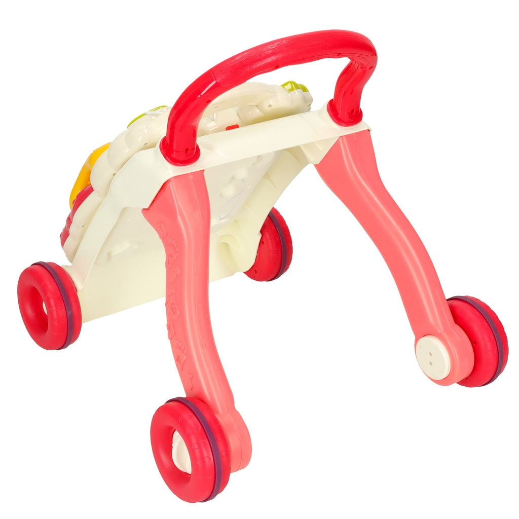 Pusher walker interactive educational table 4-in-1 red