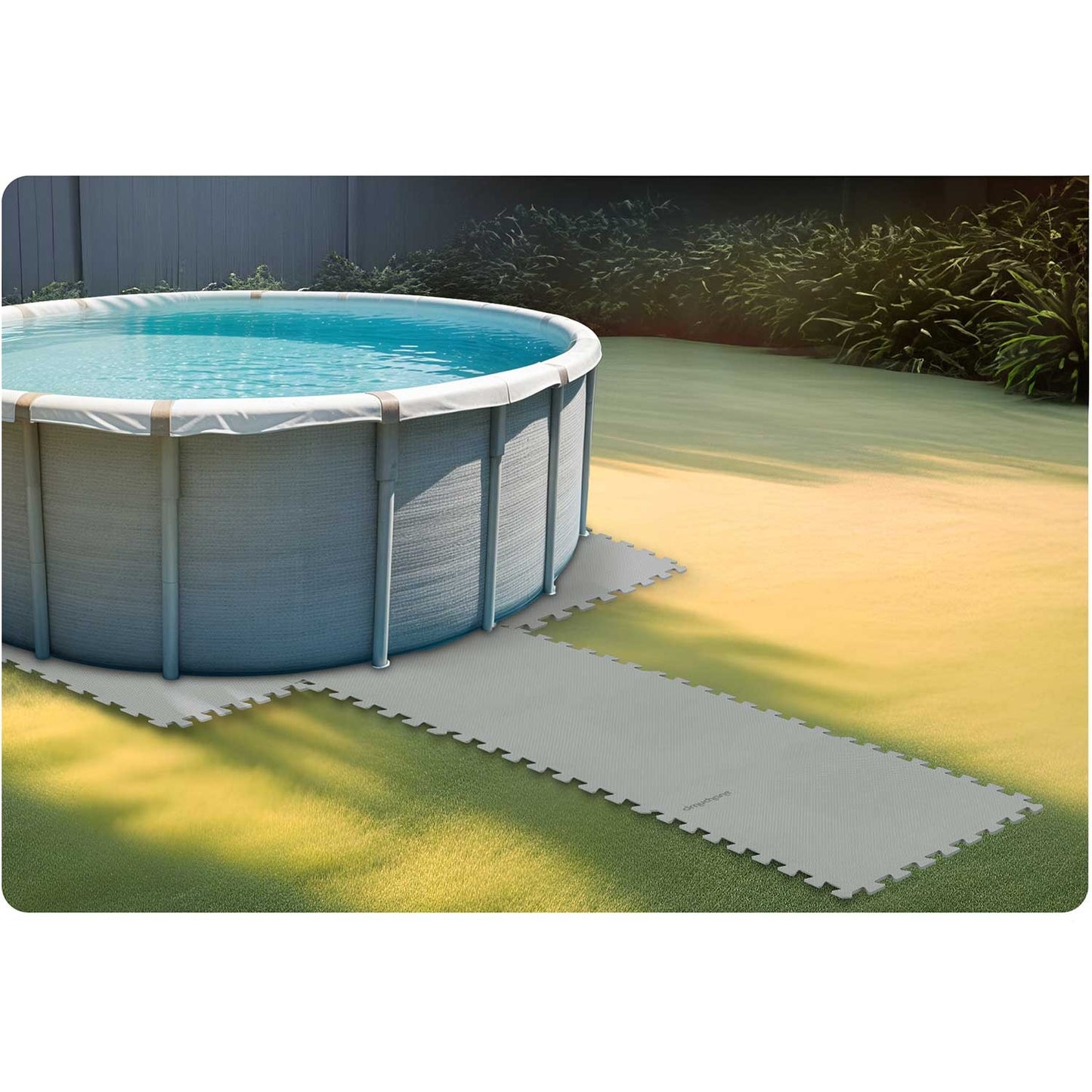 Puzzle mat for children, foam rubber, 50 x 50 cm, 8 pcs
