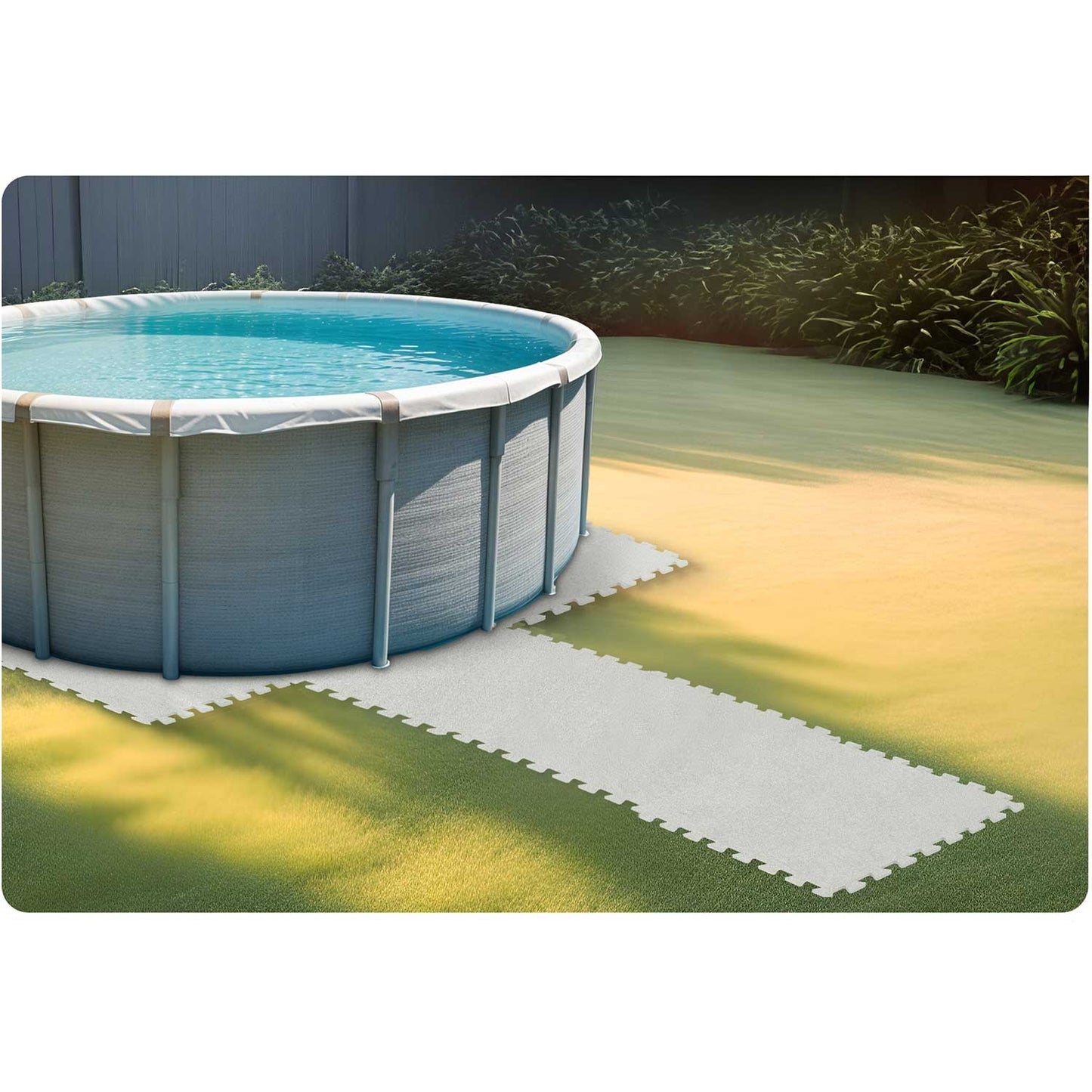Puzzle mat in foam 180 x 120 cm Massido, 6 parts