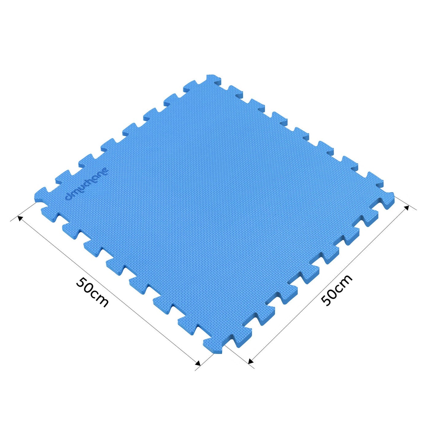 Puzzle mat in foam for the base, 50 x 50 cm, 8 pcs