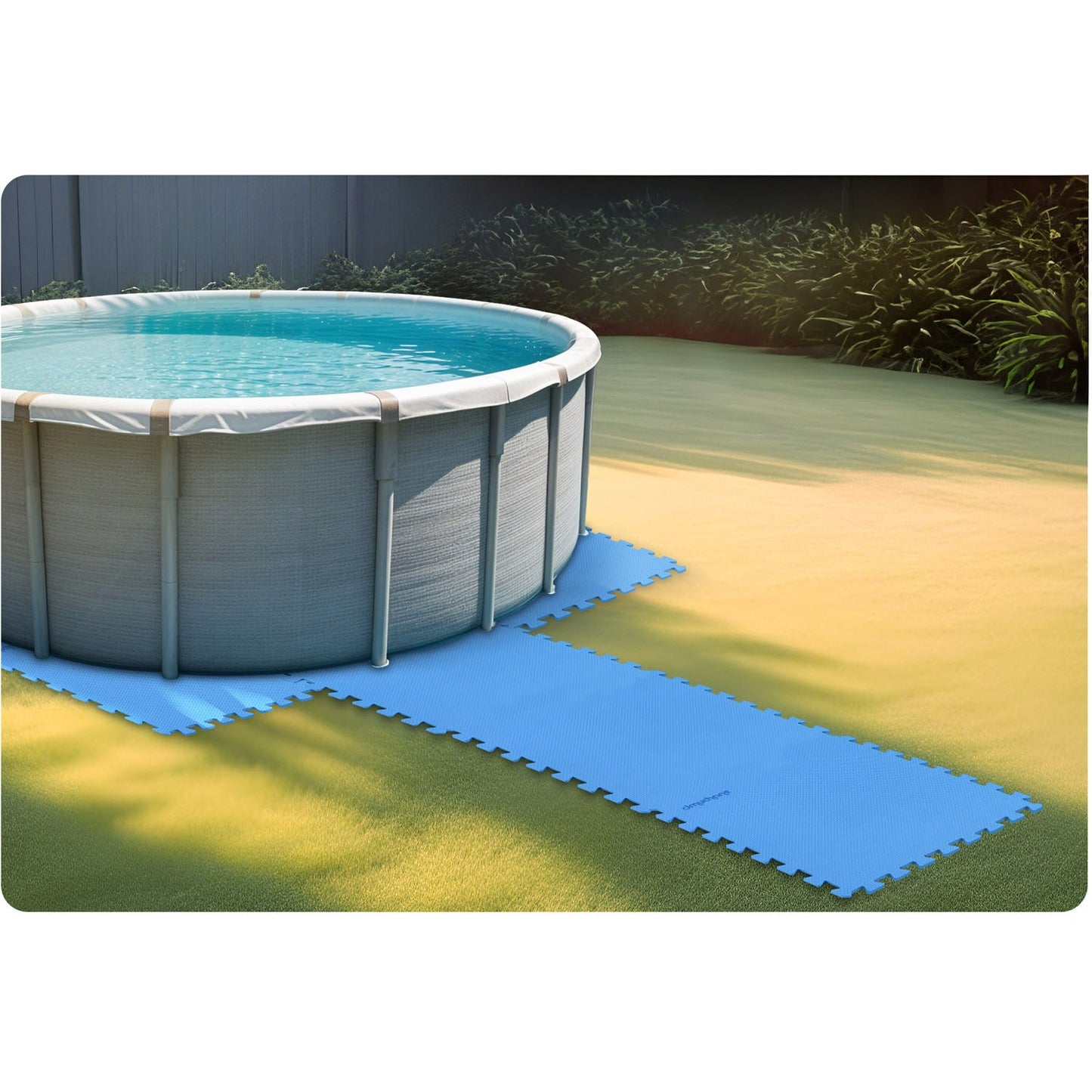 Puzzle mat in foam for the base, 50 x 50 cm, 8 pcs