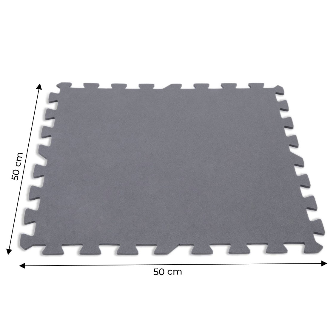 Puzzles foam mat 50x50cm 8 pieces under the pool INTEX 29084
