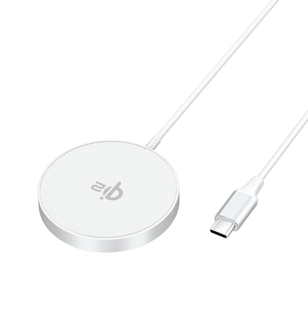 Qi2 USB-C Wireless Charger with MagSafe 15W - White