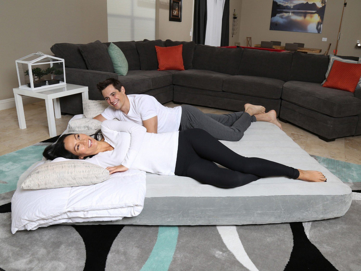 Queen velvet mattress 203 x 152 x 25 cm Bestway 67541