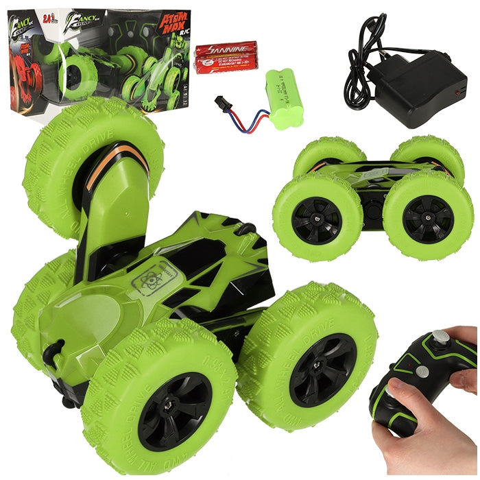 RC Remote Controlled Stunt Car Acrobat green