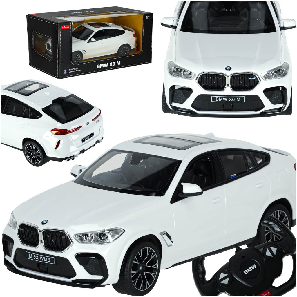 RC car 1:14 BMW X6 M white
