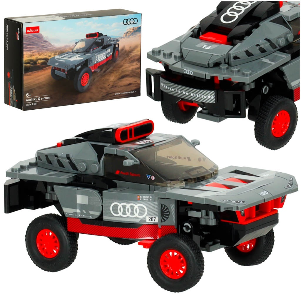 RC car 1:30 Audi RS Q e-tron blocks