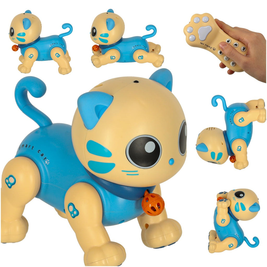 RC cat remote control robot jumps sings heavenly
