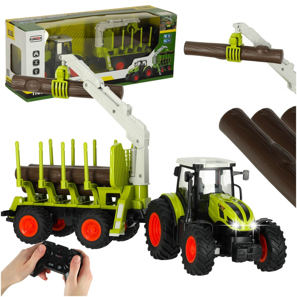 RC farm tractor with 2.4G lift