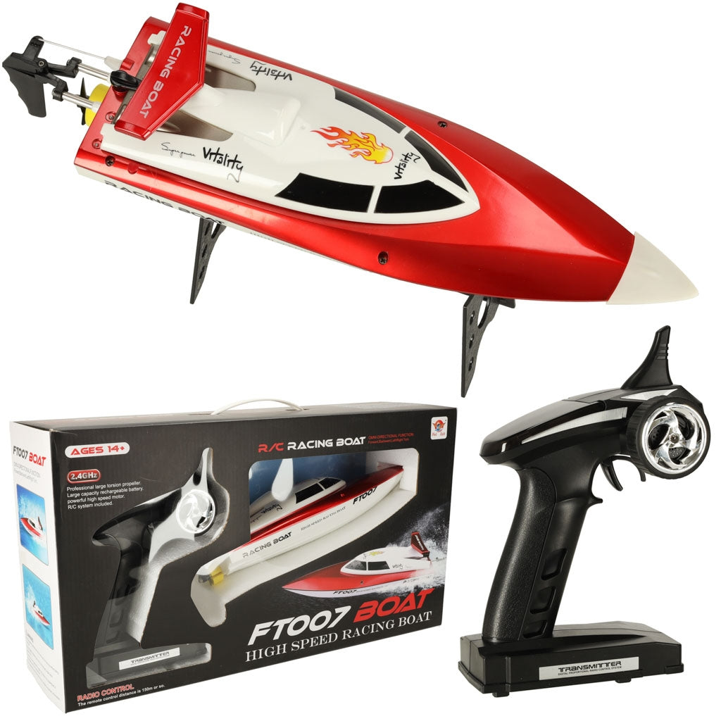 RC remote control boat FT007 red