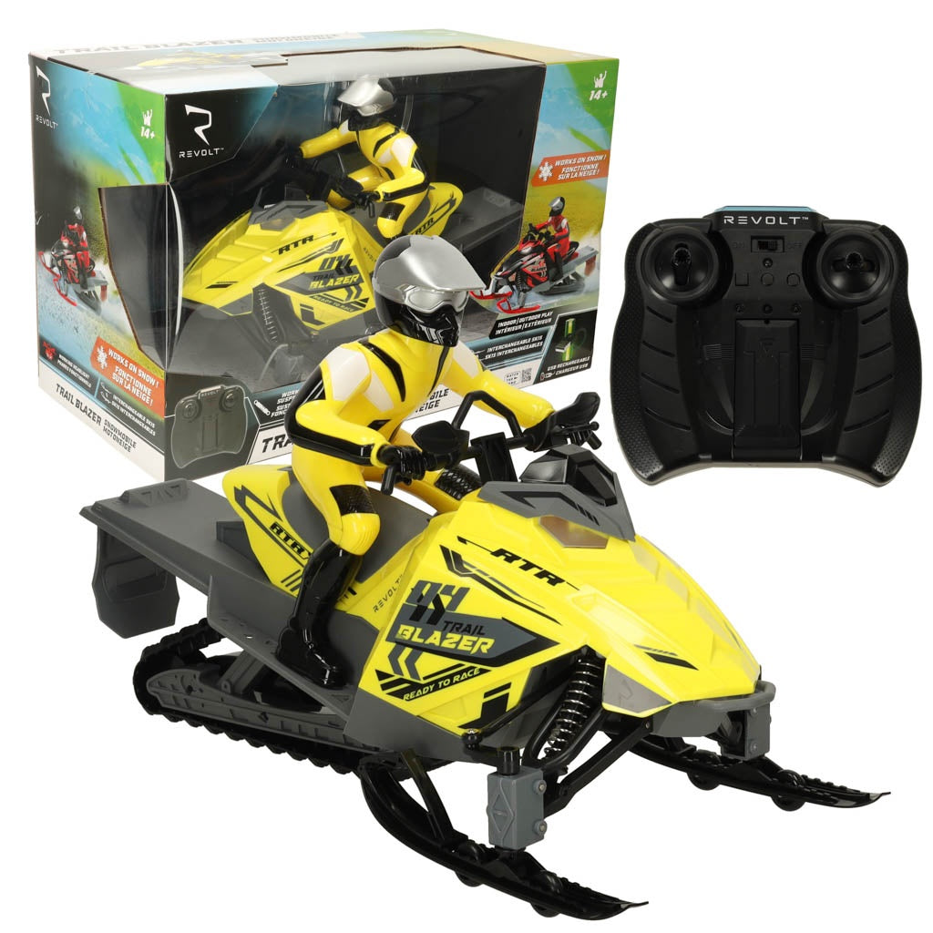 RC remote controlled snowmobile Revolt TRAIL BLAZER Yellow