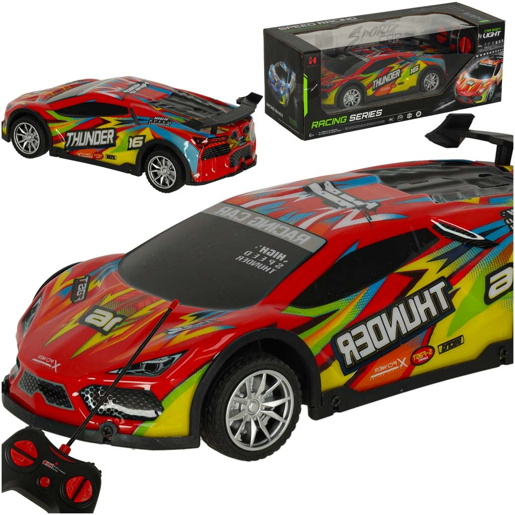 RC sports car red