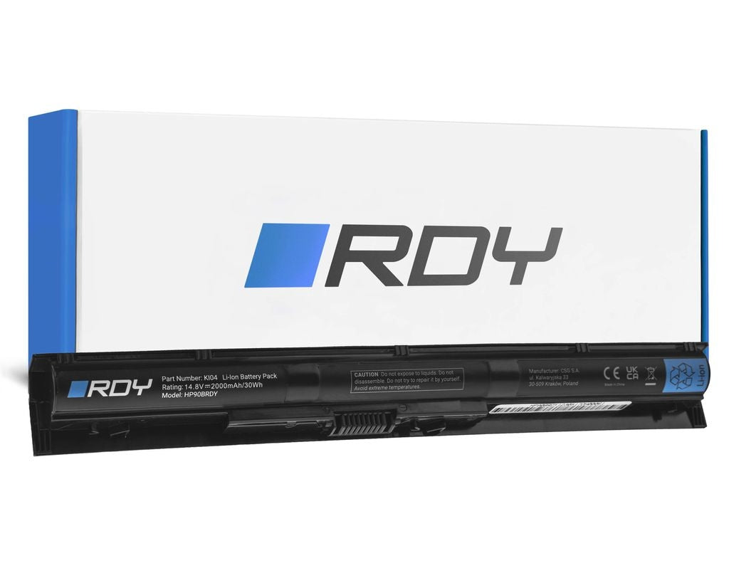 RDY Laptop Batteri Ki04 För HP Pavilion 15-ab 15-ab250ng 15-ab250nw etc.