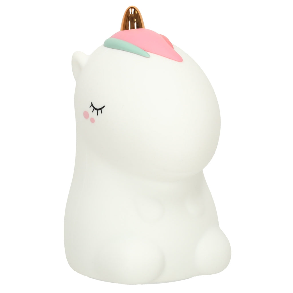 RGB silicone night light unicorn
