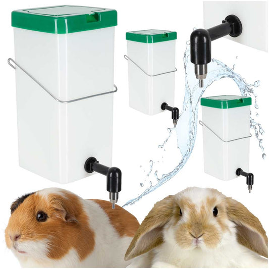 Rabbit Rodent Drip Drinkers Set, 1L, 3-Pack