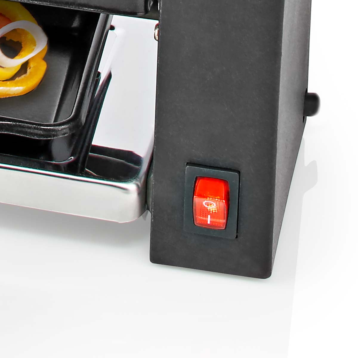 Raclette Grill Set for 2 – 400W, Non-Stick, 23x10 cm