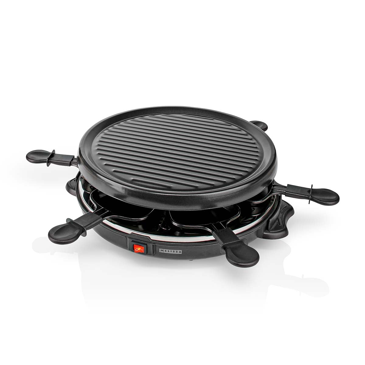 Raclette Grill Set for 6, 800W, Non-Stick, 29cm