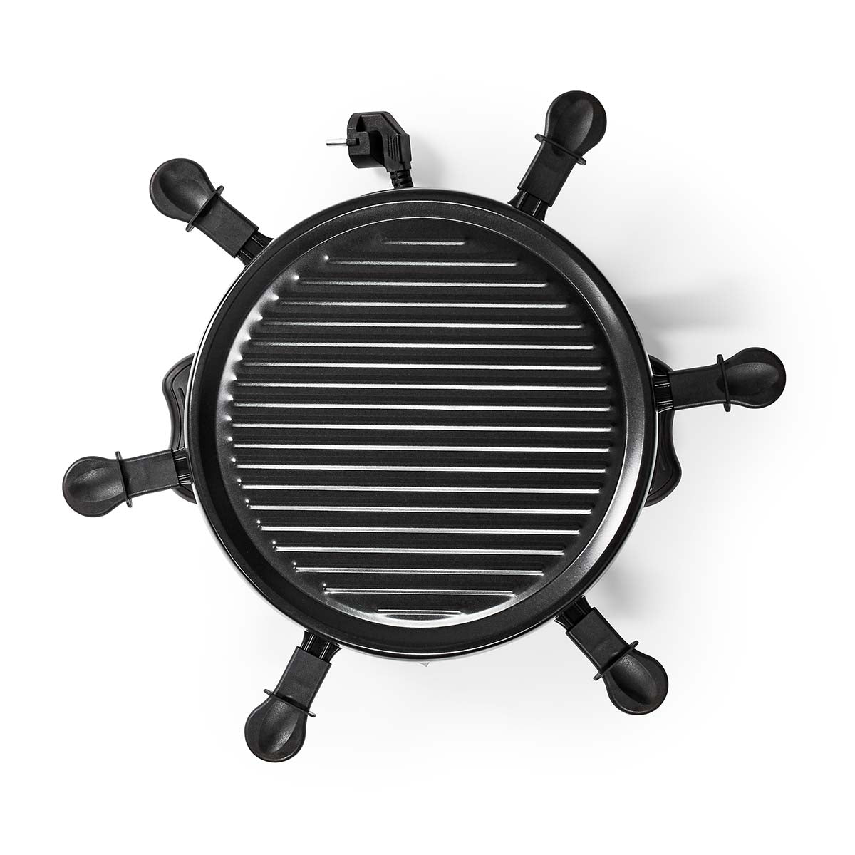 Raclette Grill Set for 6, 800W, Non-Stick, 29cm
