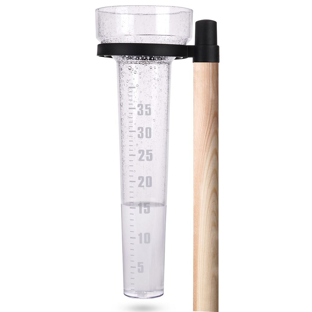 Rain Gauge with Pole Mount and Clear Scale for Accurate Measurements