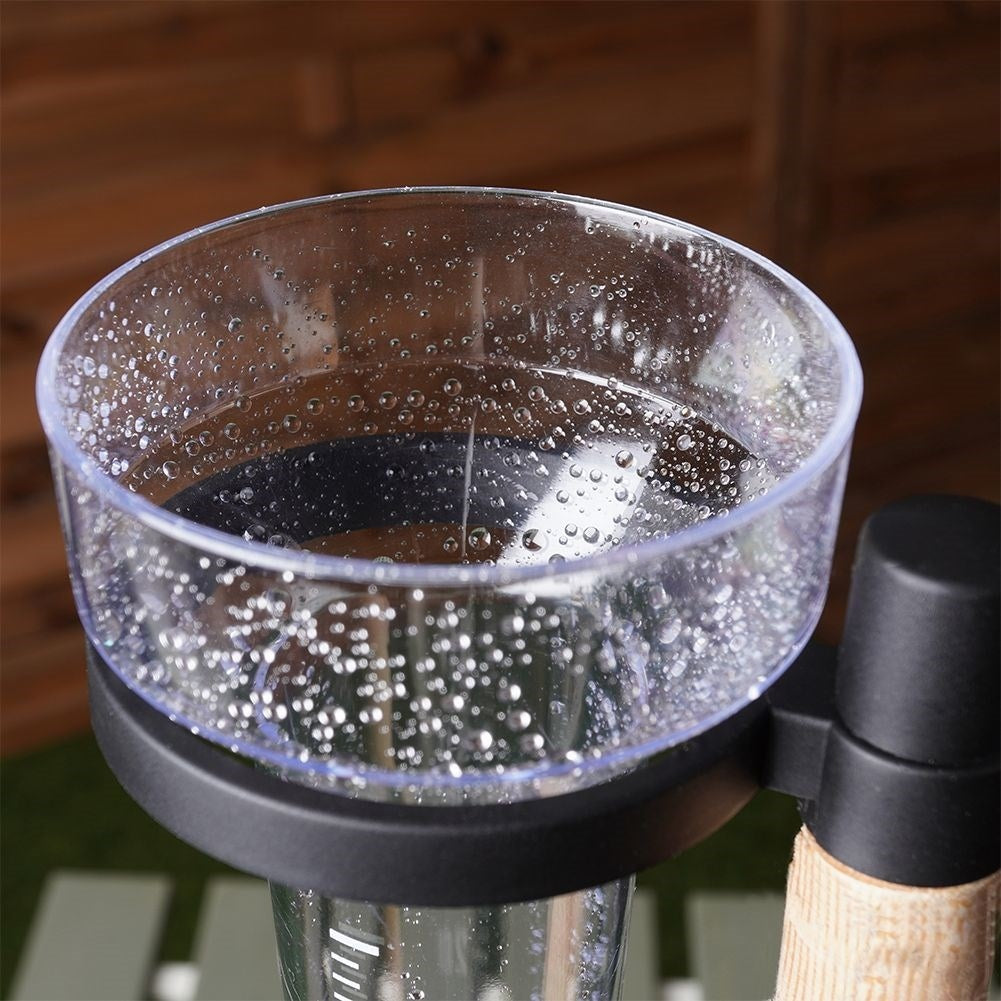 Rain Gauge with Pole Mount and Clear Scale for Accurate Measurements