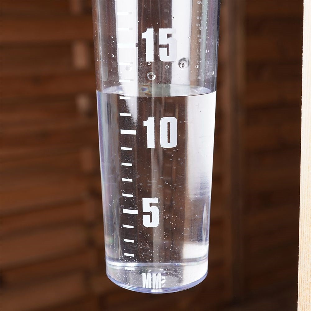 Rain Gauge with Pole Mount and Clear Scale for Accurate Measurements