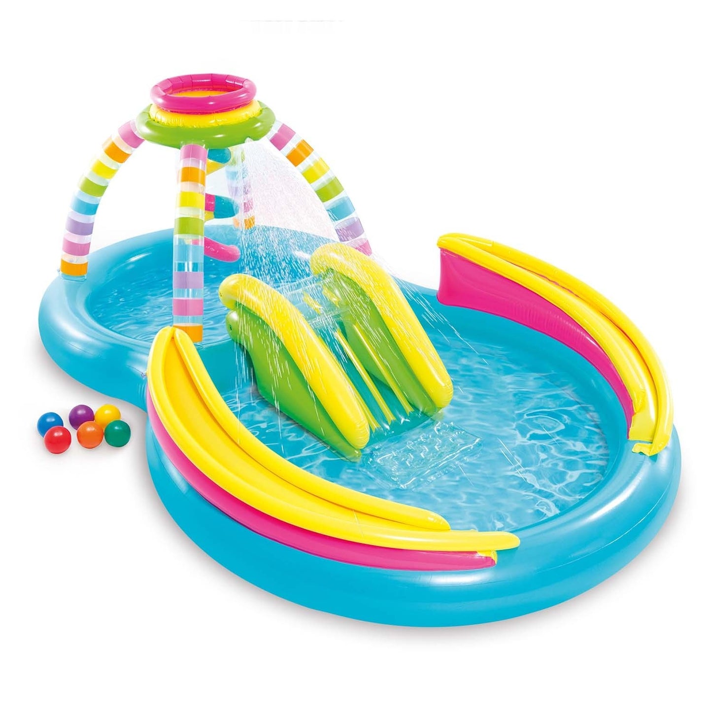 Rainbow Intex 56137 inflatable playground