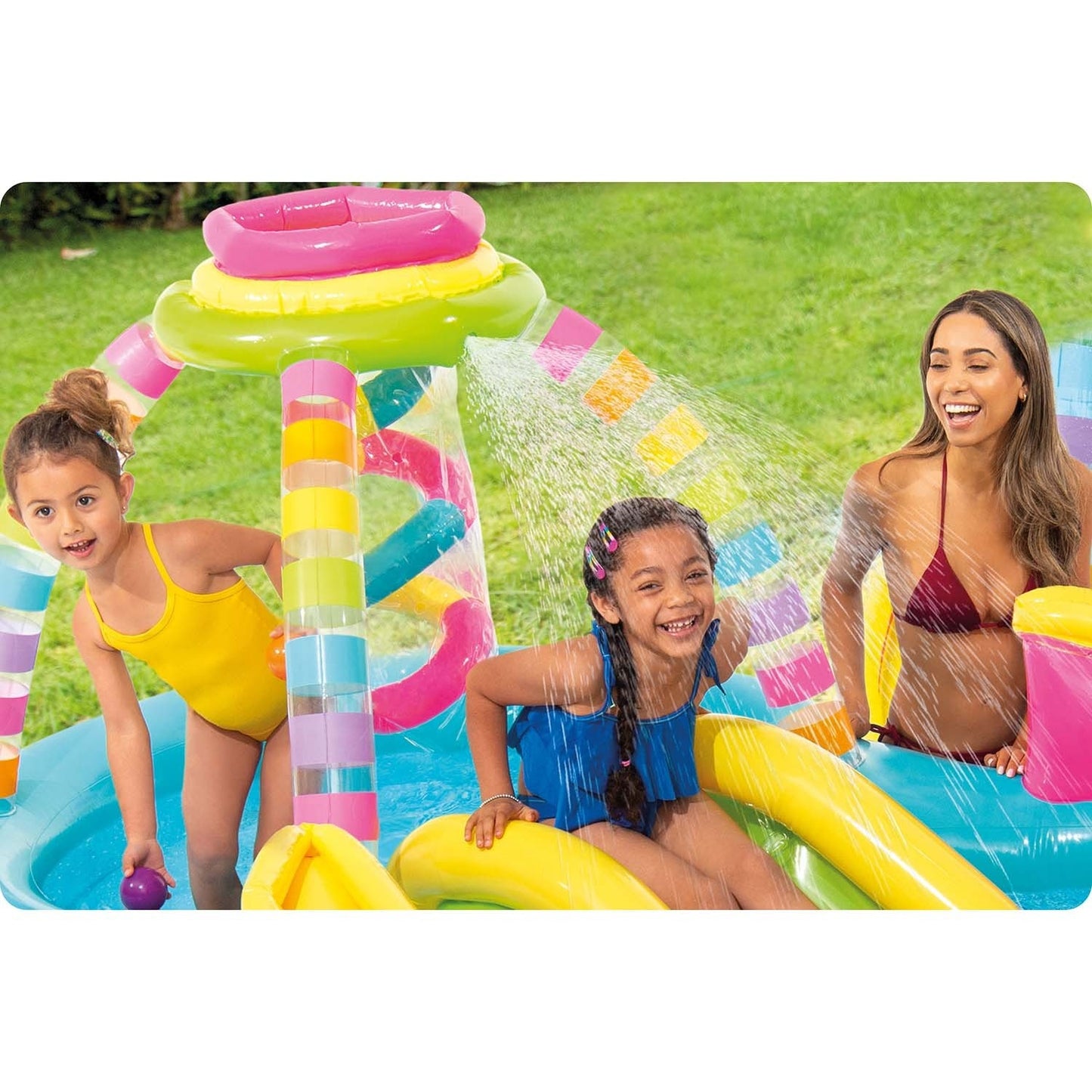 Rainbow Intex 56137 inflatable playground