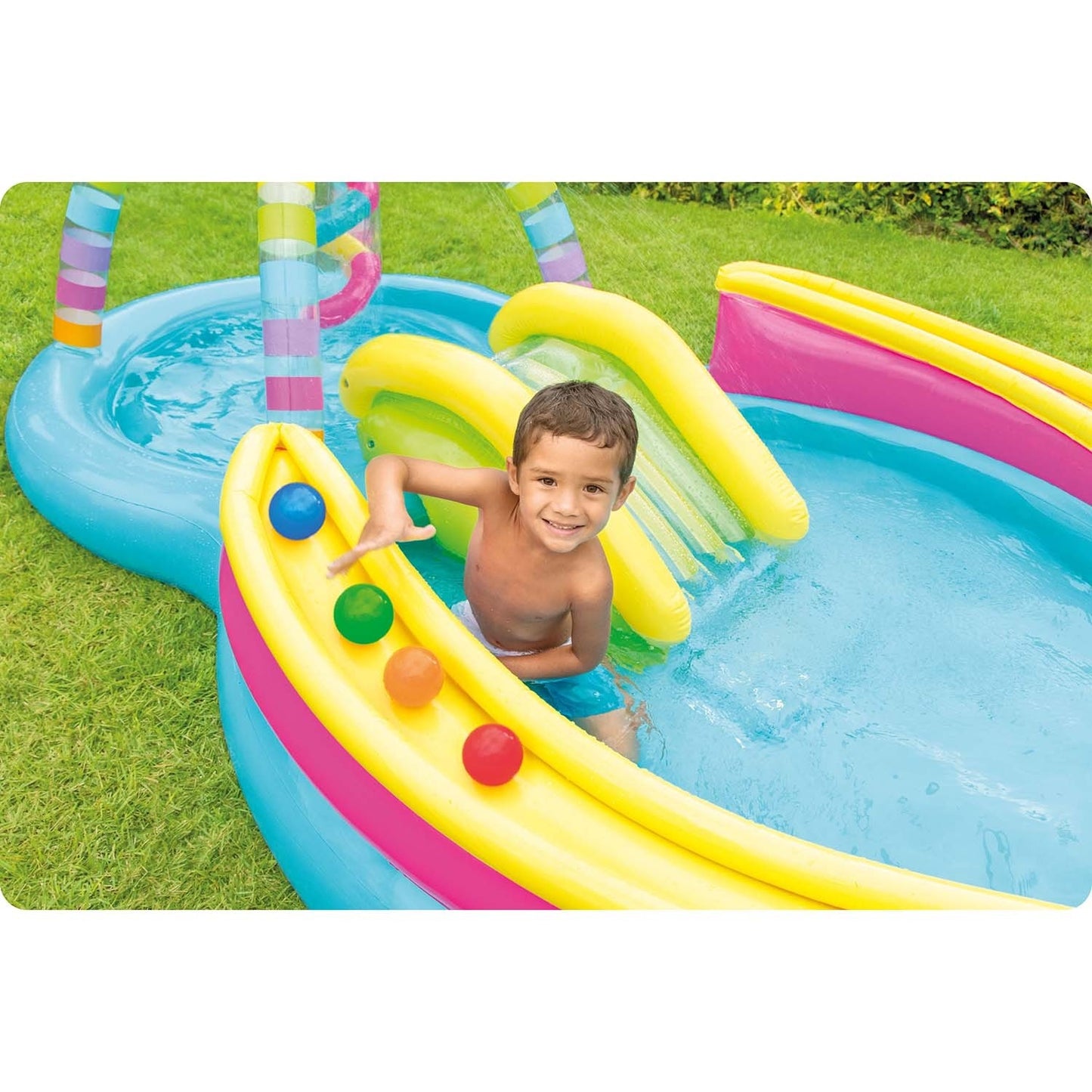 Rainbow Intex 56137 inflatable playground