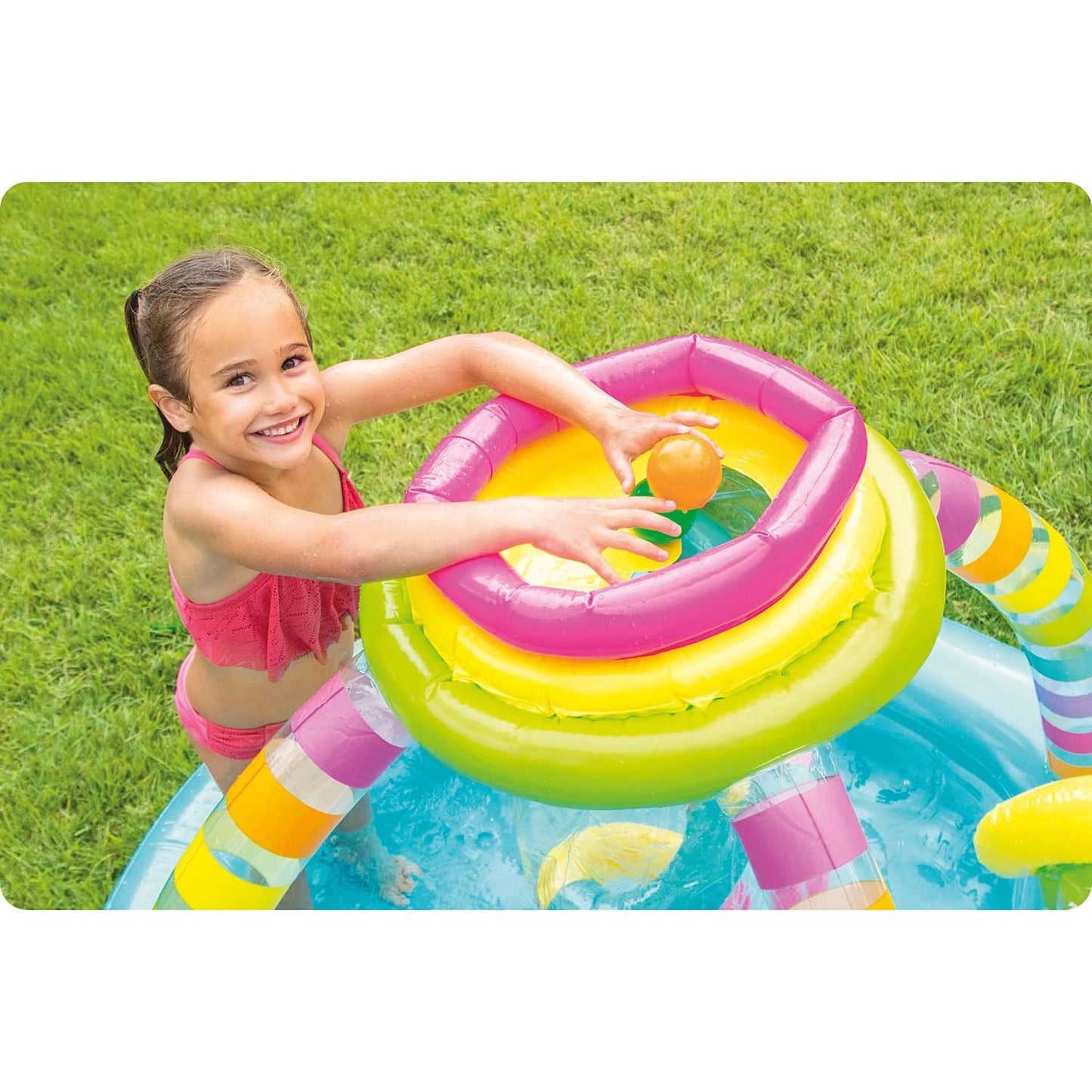 Rainbow Intex 56137 inflatable playground