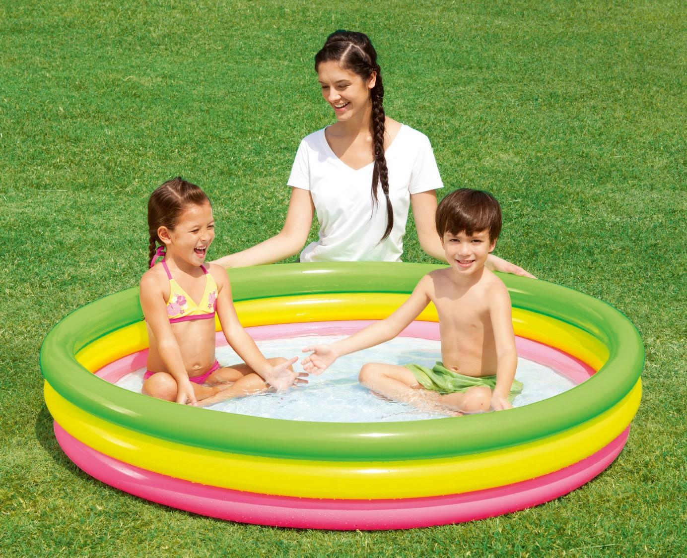 Rainbow inflatable pool 152 x 30 cm Bestway 51103
