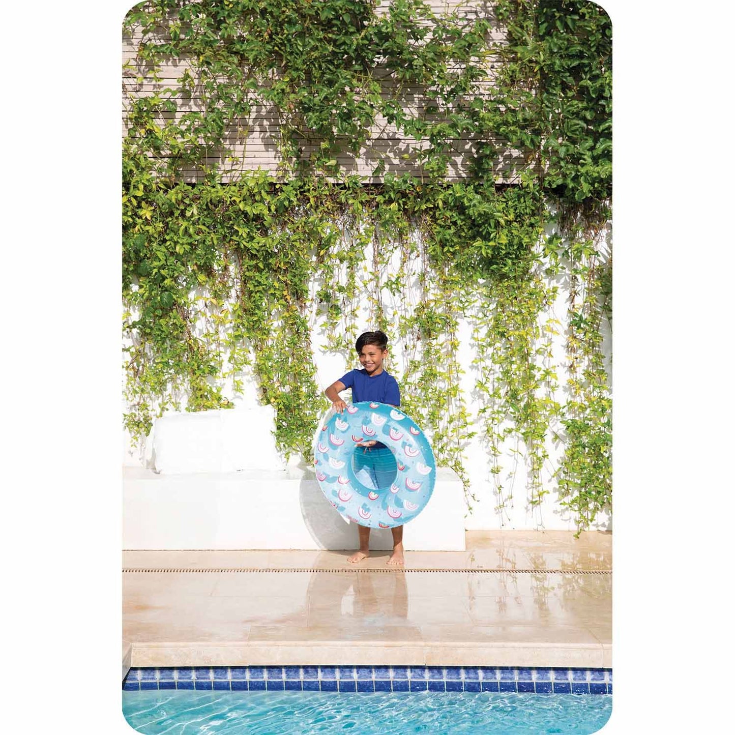 Rainbow swimming ring 81 cm INTEX 59259